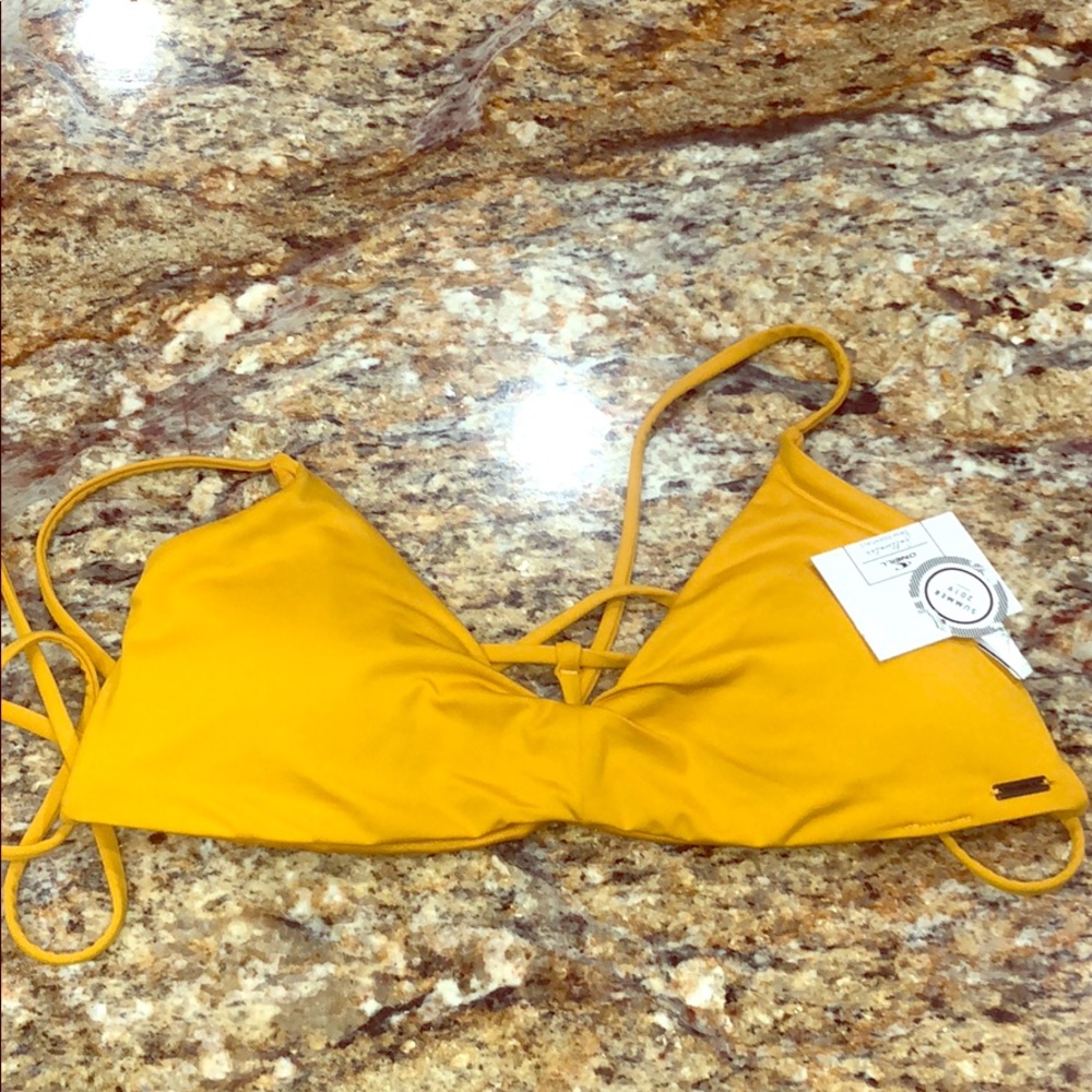 Yellow ONeill Bikini Top!